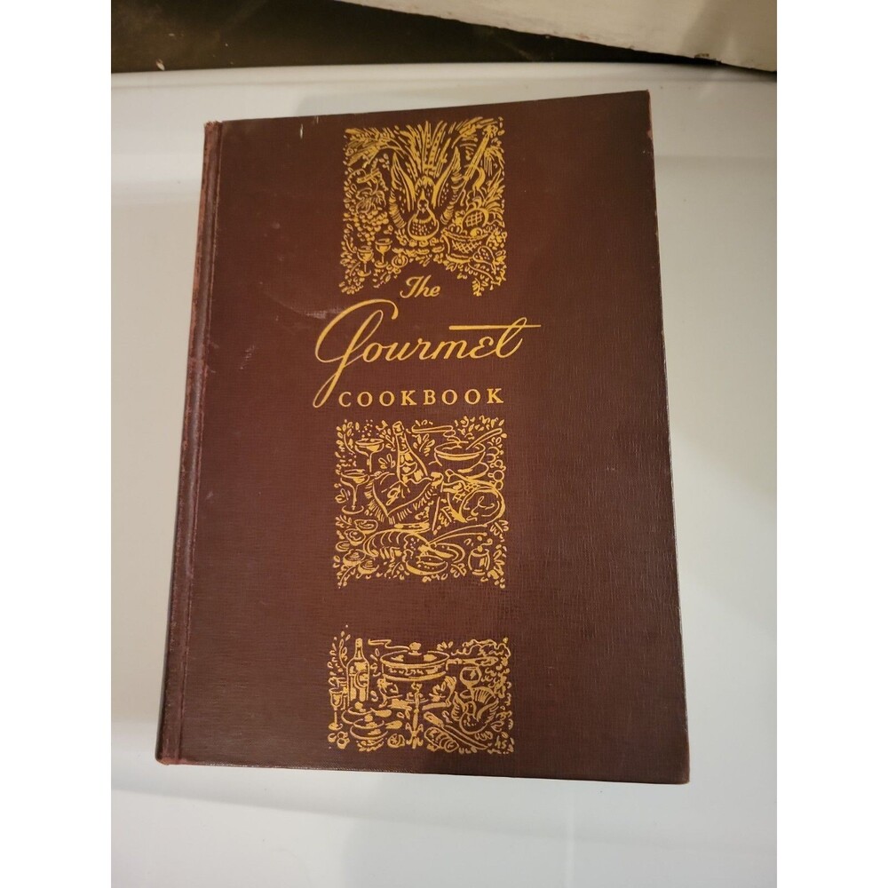 Vtg 50s The Gourmet Cookbook Gourmet Magazine Vintage 1956 Hardcover Cook Book